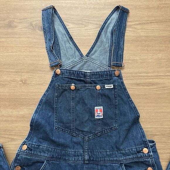 Wrangler Casey Jones Denim Overalls Bib Mens Size L Y2K - Picture 4 of 8